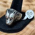 Wolf Head Ring Size 12