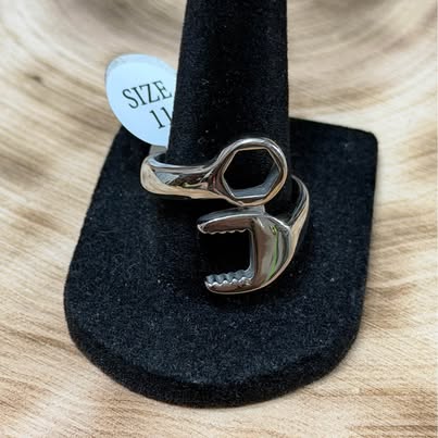 316L Stainless Steel Wrench Ring Size 11