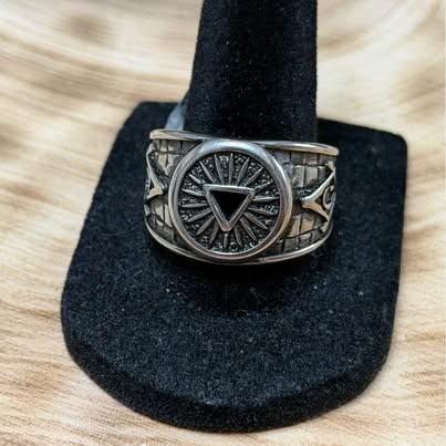Masonic Square and Compass Ring Size 10