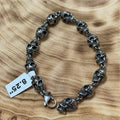 Skull Link Bracelet 316L Stainless Steel
