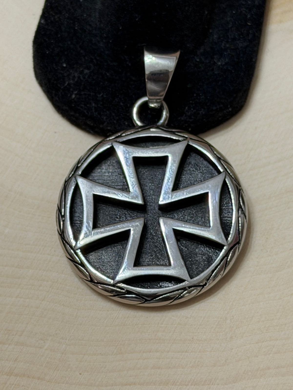 Maltese Cross Medallion Pendant