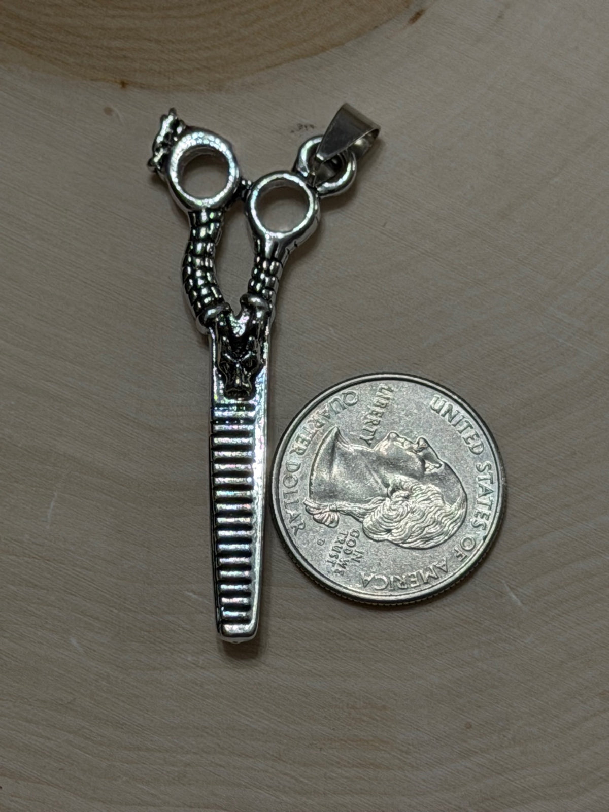 Barber Shears Pendant