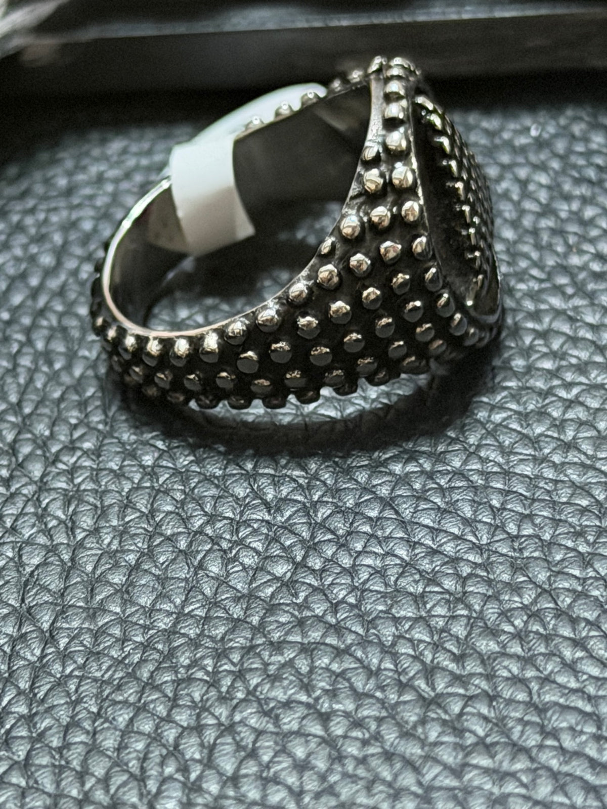 Pyramid Studded Ring Size 9