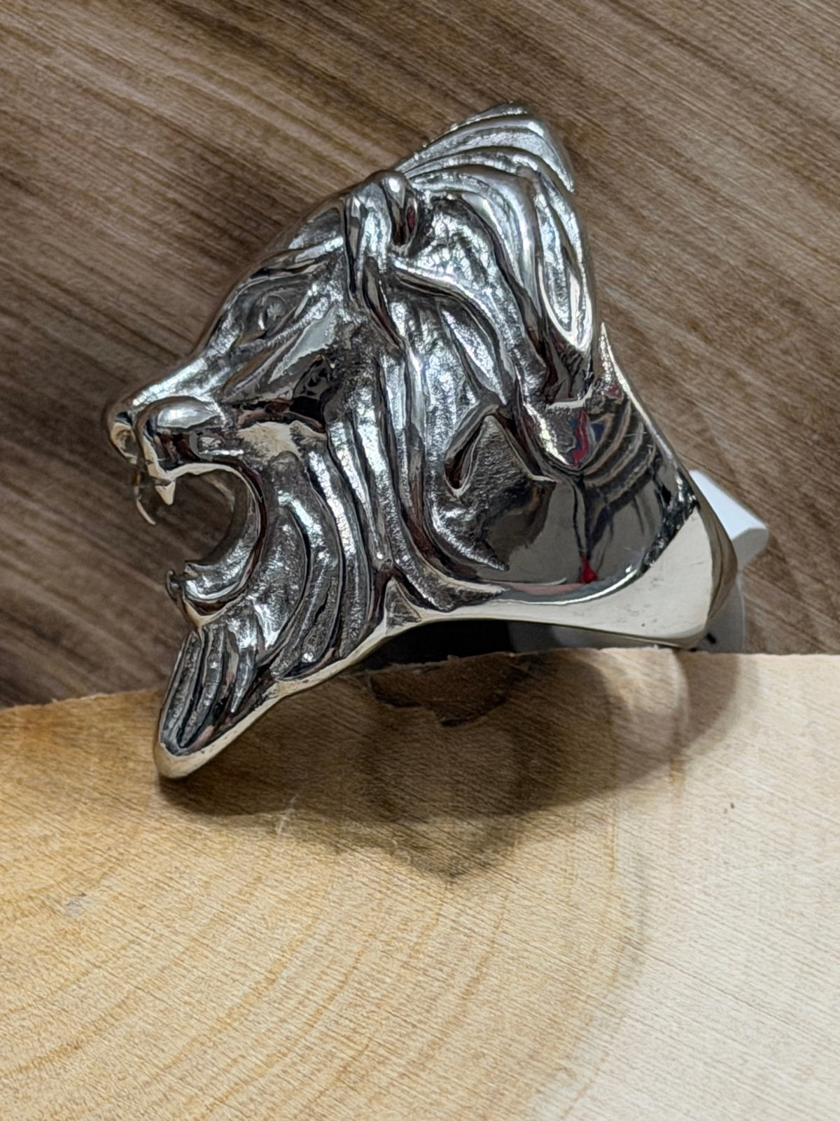 Lion Head Ring Size 7
