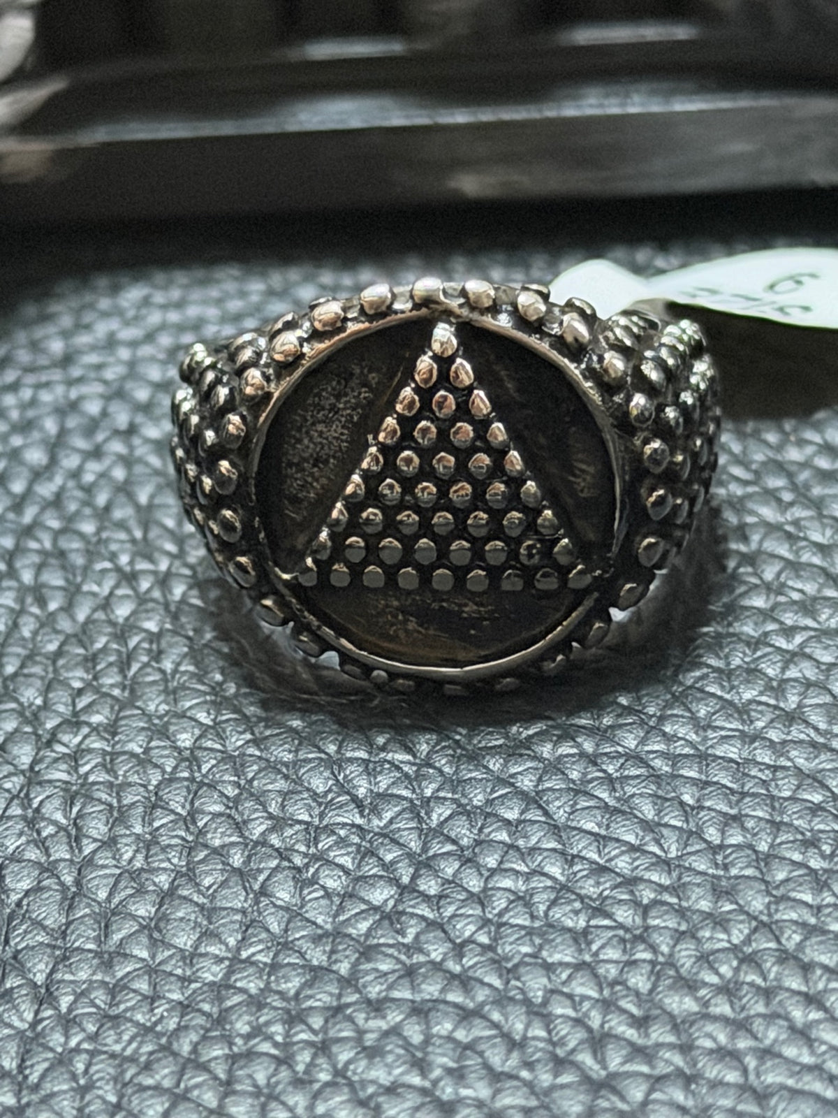 Pyramid Studded Ring Size 9