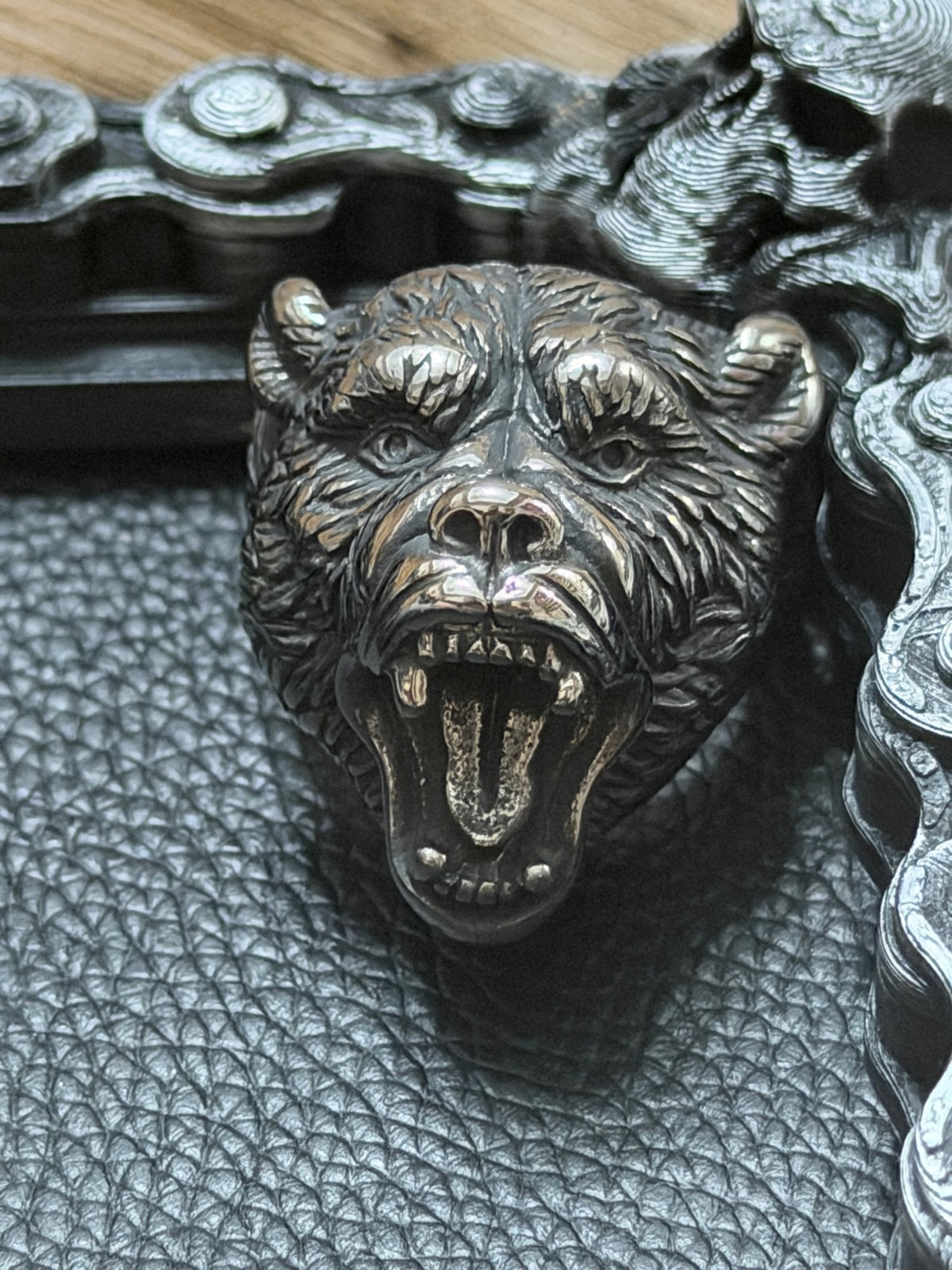 Bear Head Ring Size 11