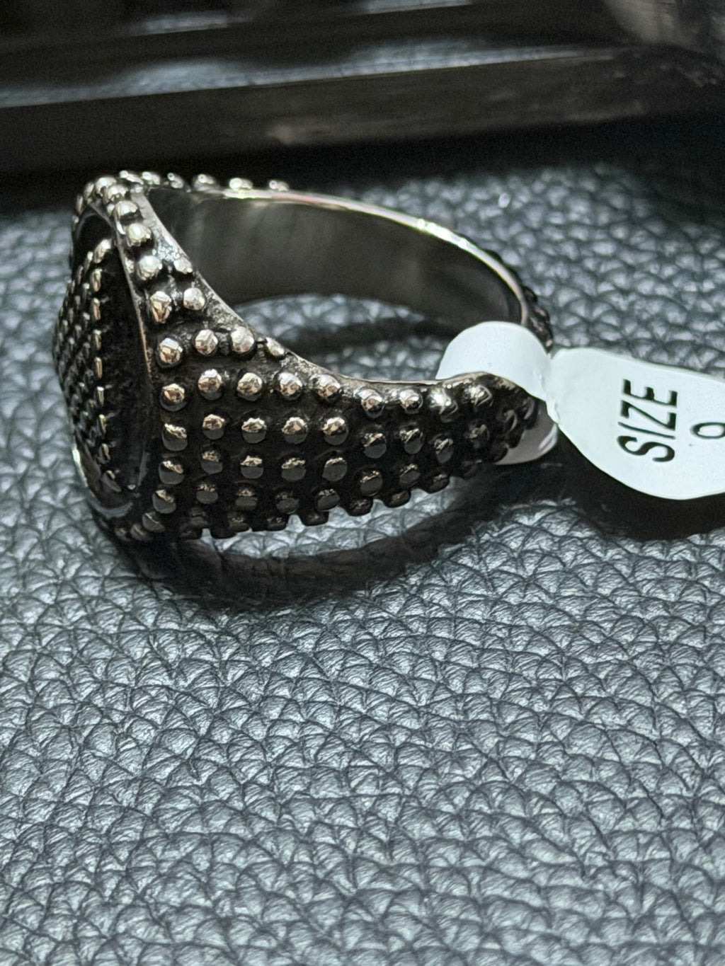 Pyramid Studded Ring Size 9