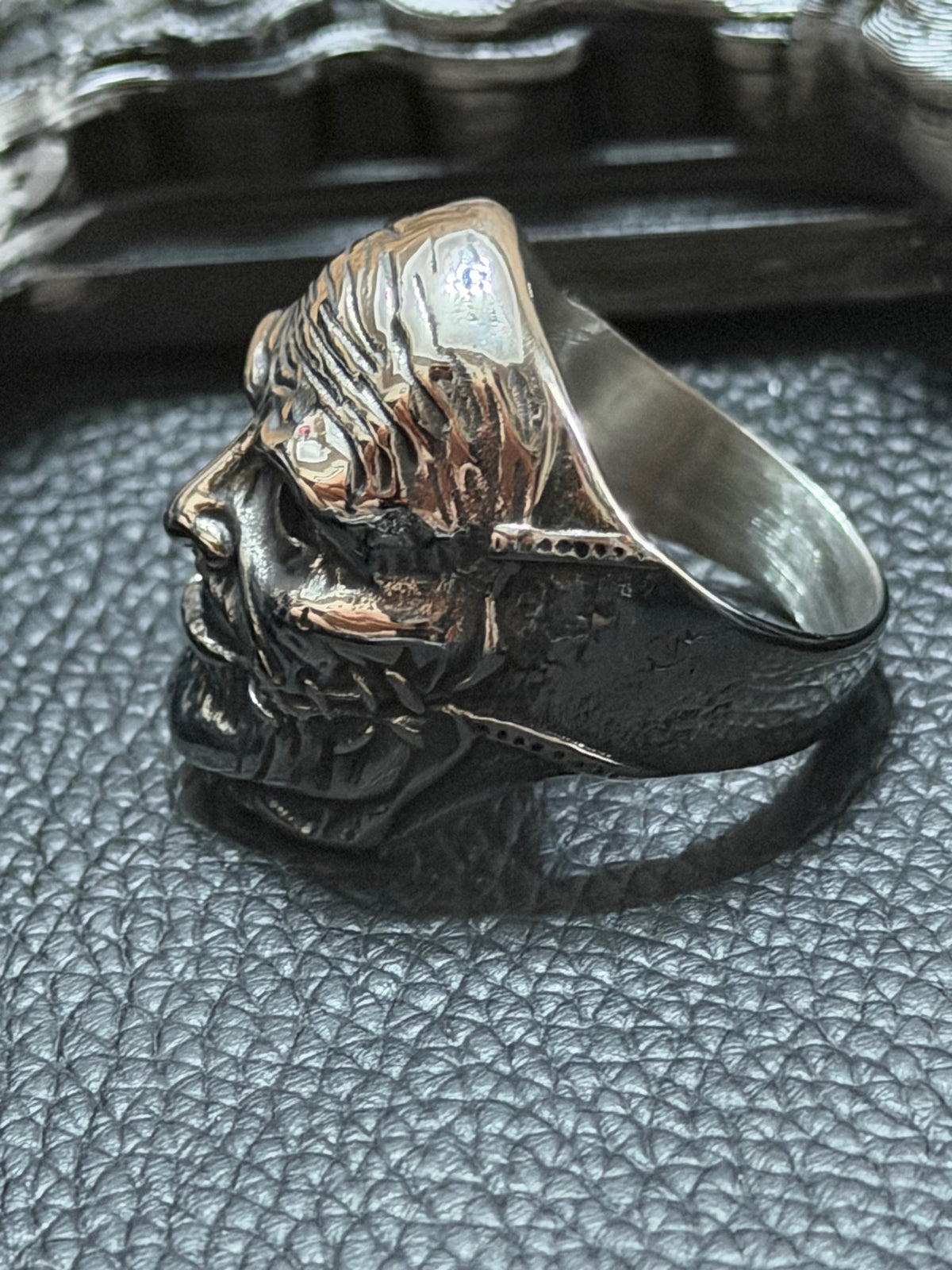 Death Mask Ring Size 11