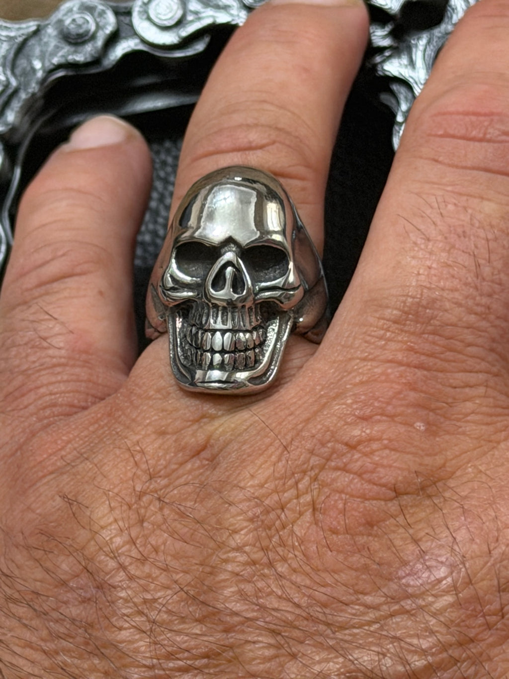 Classic Skull Ring Size 9