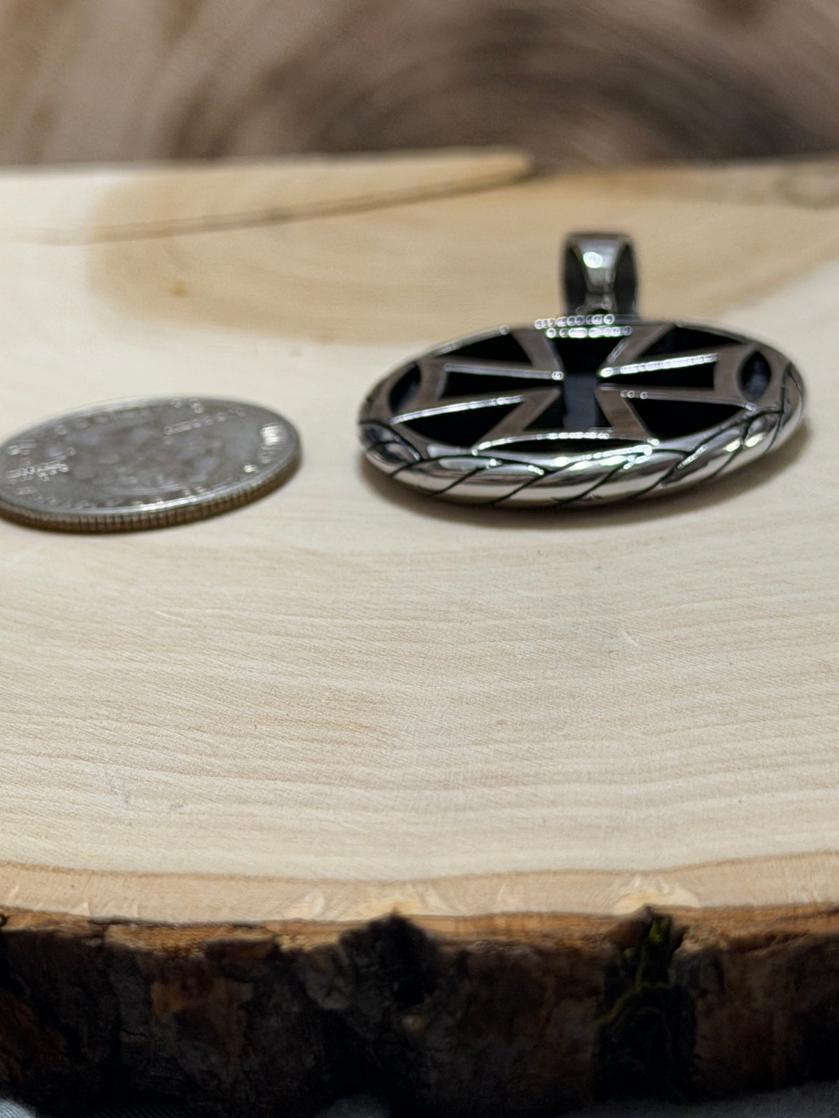 Maltese Cross Medallion Pendant
