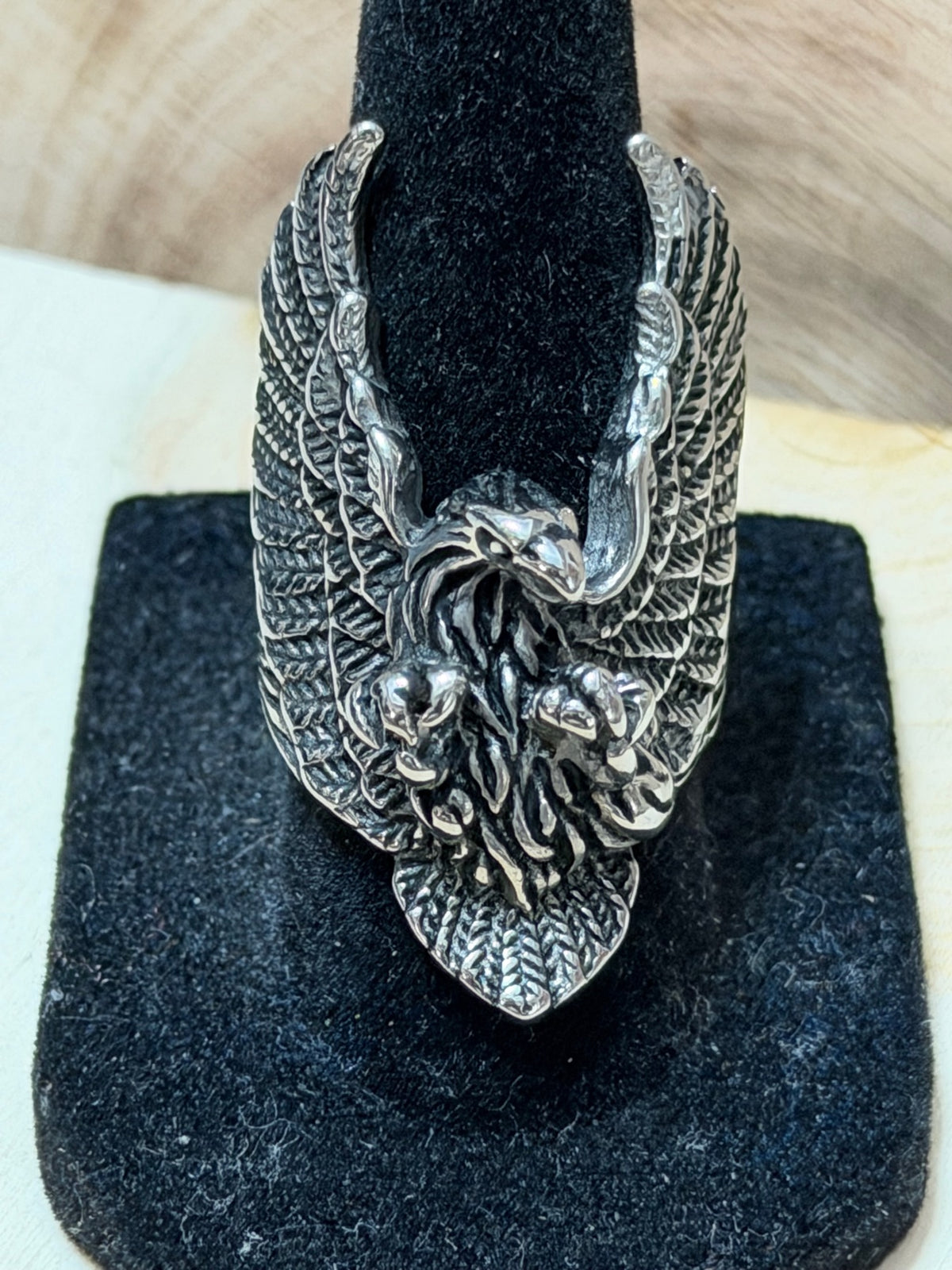 Spread Wing Eagle Ring Size 6