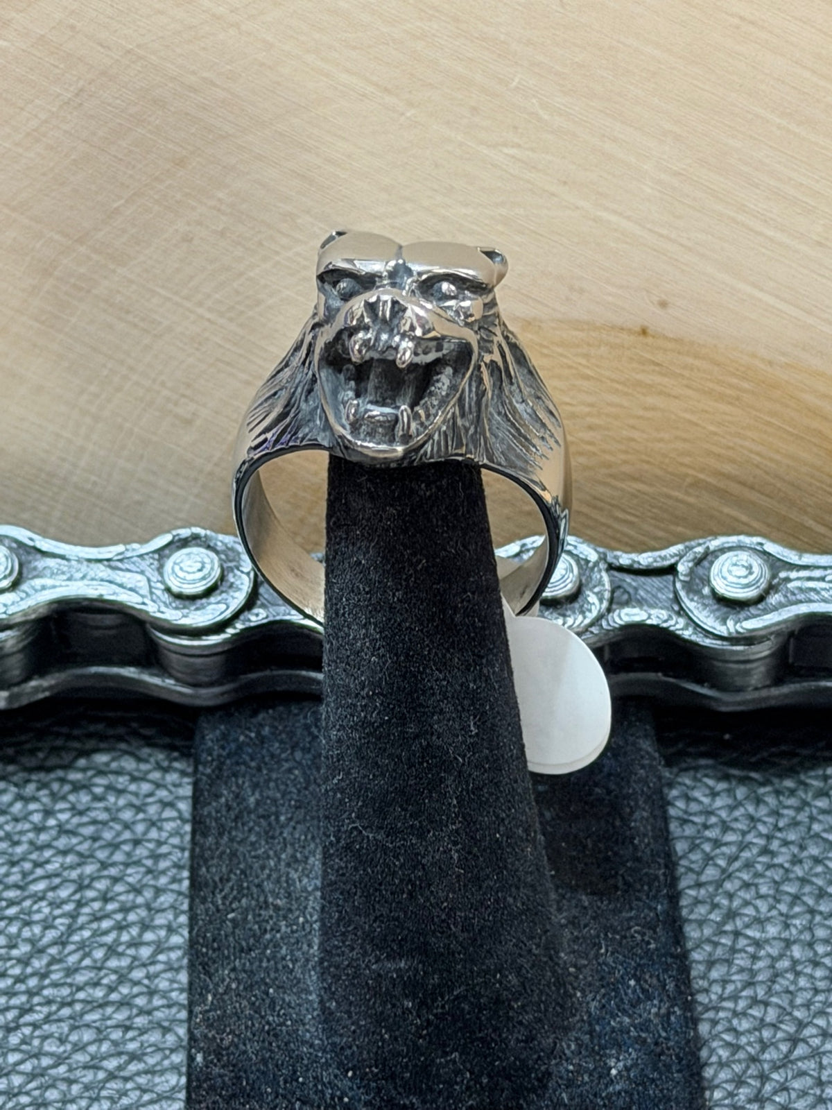 Wolf Head Ring